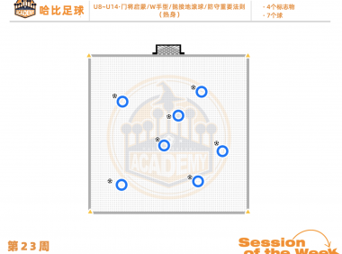 第23周：门将启蒙 / W手型 / 抛接地滚球 / 防守重要法则 · U8~U14