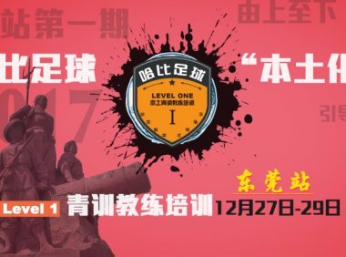 【告别2017】哈比足球“本土化”青训教练培训 Level 1 东莞站2期 · 第19期