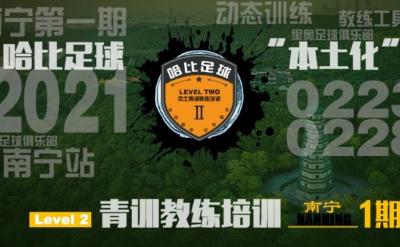 【2月23日～2月28日】南宁站 Level 2｜哈比足球青训教练等级培训 · 第36期